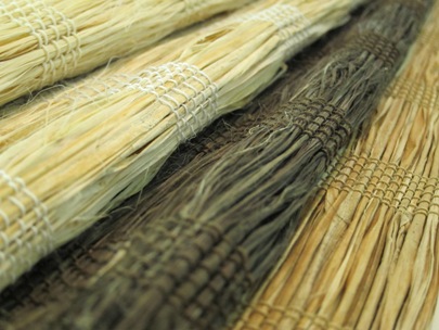 Detail of Woven Wood Materials