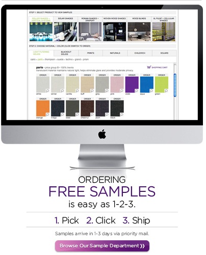 New Sample Department The Shade Store's New Sample Department
