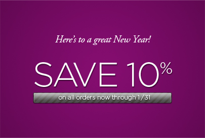 The Shade Store Winter Sale:  10% Off All Products