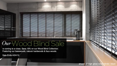 Wood Blinds Sale at The Shade Store Wood Blinds Sale at The Shade Store