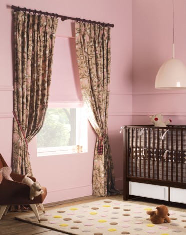 Pink Roman Shades Roman Shades by The Shade Store