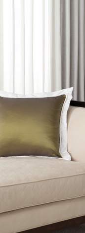 throw pillow with flange