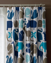 inverted pleat drapery
