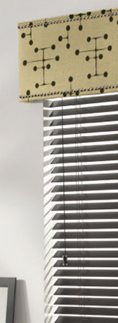 cornice with nailheads