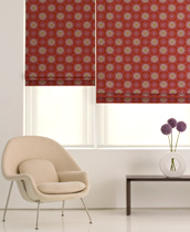 flat roman shade