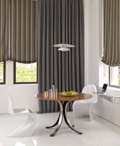 relaxed roman shade