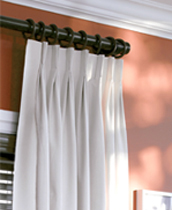 pinch pleat drapery