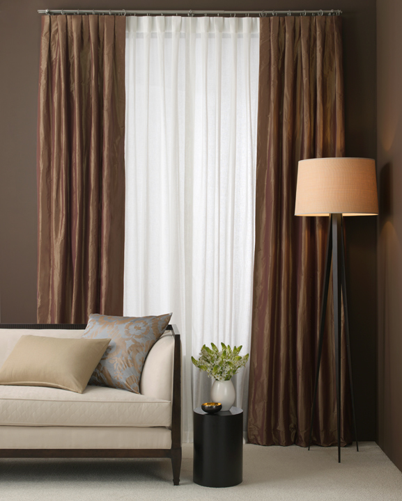 The Shade Store Inverted Pleat Drapery