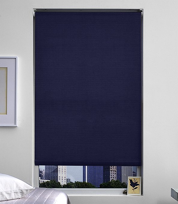 blackout-roller-shade-hudson-indigo Blackout Roller Shade by The Shade Store, in Hudson Indigo