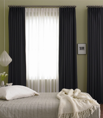 tailored pleat drapery in real simple