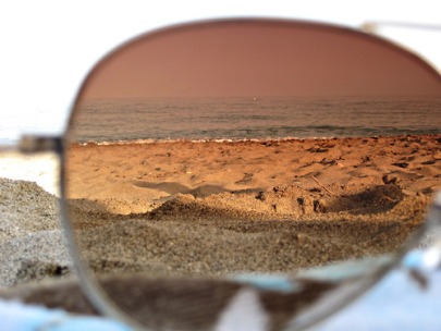 Beach through the shades - Midsummer Dream