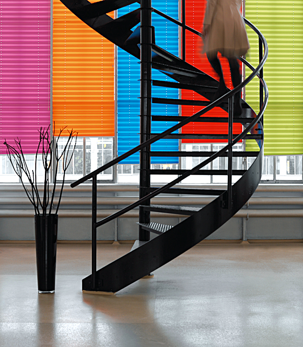 Pleated Shades by The Shade Store - Summer Colors