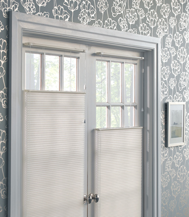Cellular Shades by The Shade Store, for door window treatments