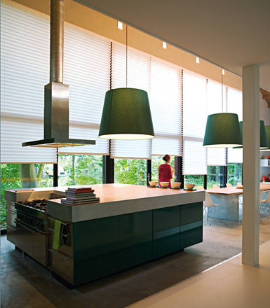 XL Pleat Shades for your Kitchen and Bathroom