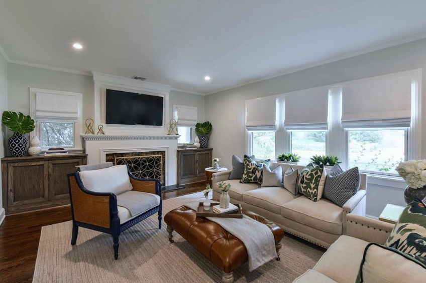 blackout flat roman shades jk interior living