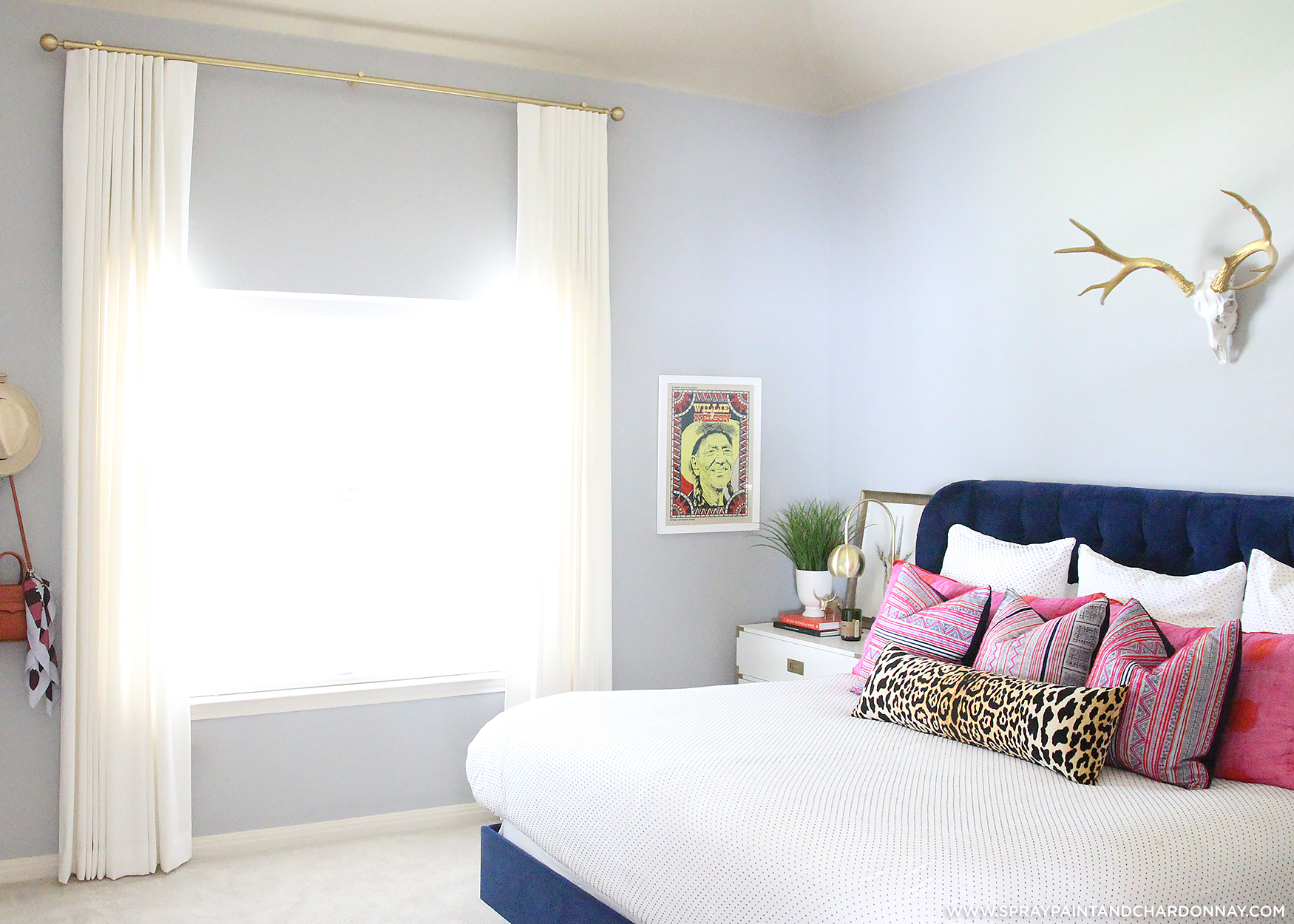 white cotton drapes bedroom the shade store