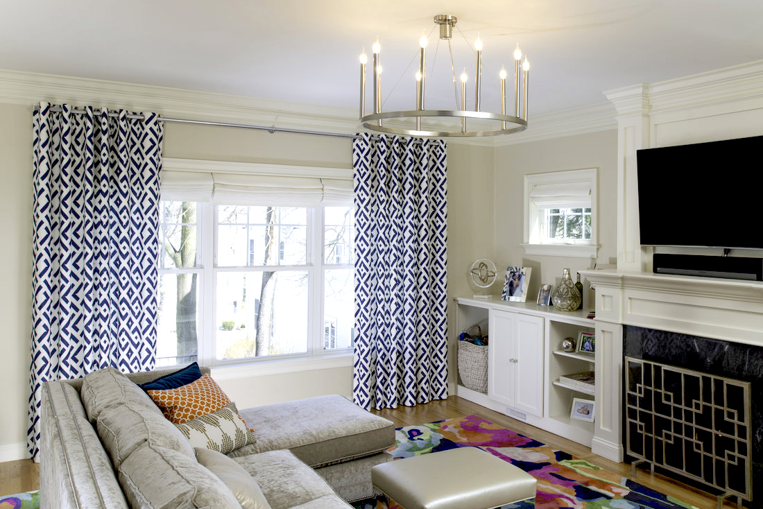 Living Room Curtain Ideas The Shade Store Blog