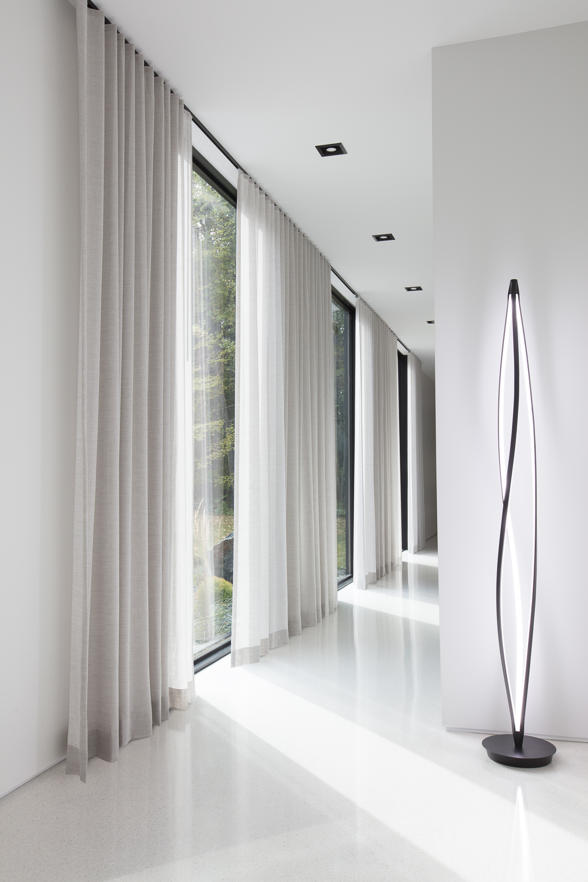 sheer drapery wool blend
