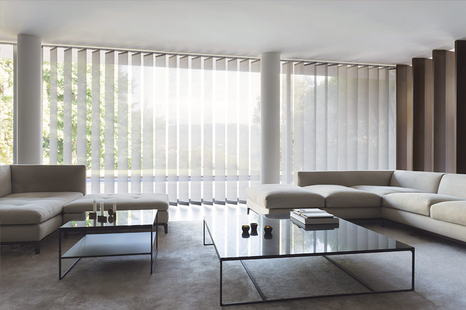 Xl Vertical Blinds. Material: Park, Color: Grey