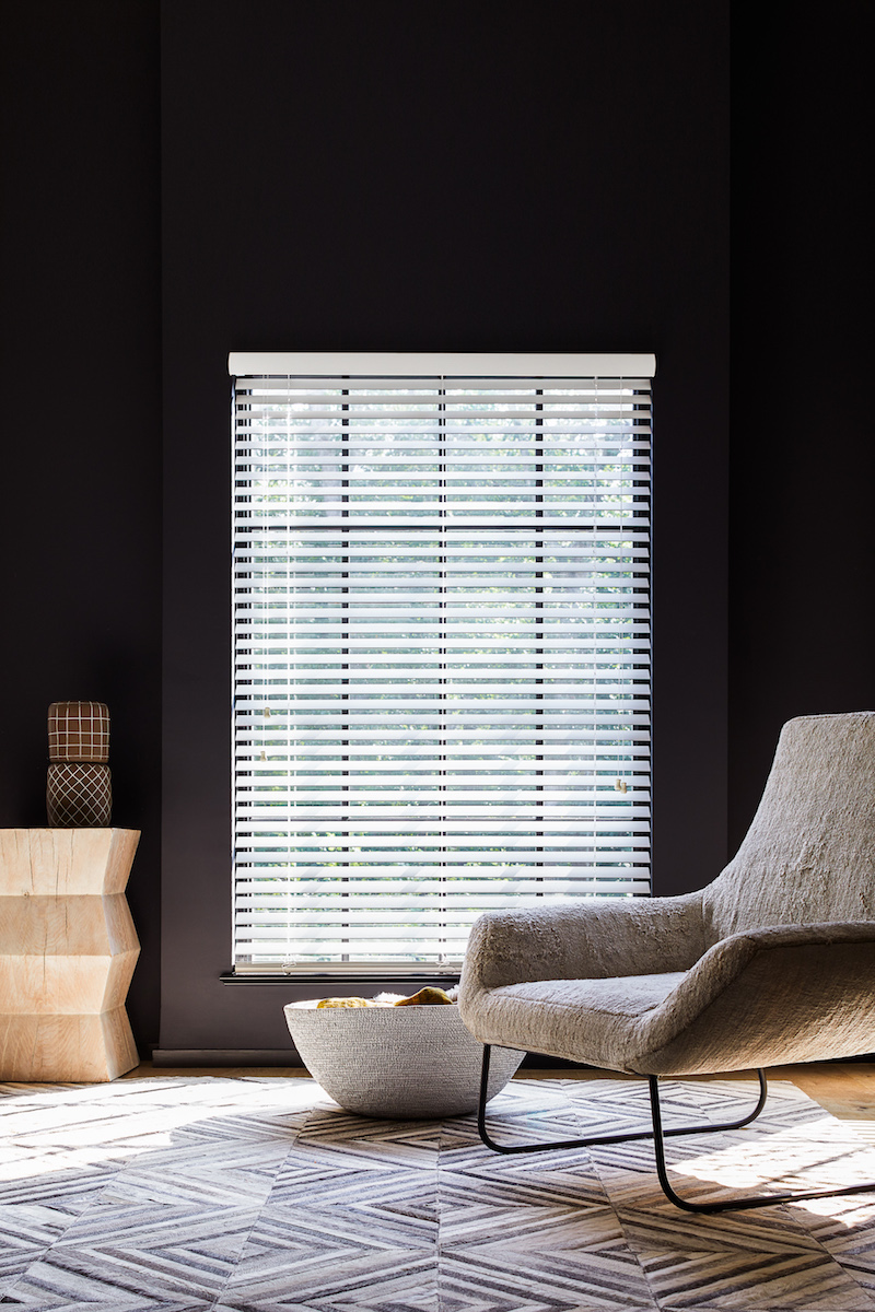 2" Wood Blinds - 2" Matte Edged - Ivory Smoke