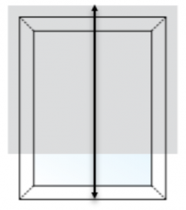 outside mount height measurement