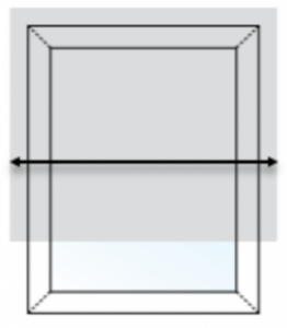 outside mount width measurement
