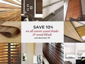 Eco-Friendly Woven Woods & Blinds Sale