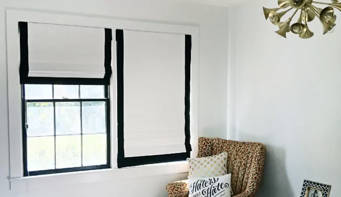black and white roman shades the shade store