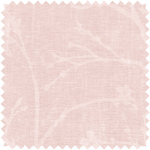 A swatch of Martyn Lawrence Bullard designed Chinoiserie in Blush adds a touch of artistry to your nursery window treatments