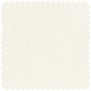 A swatch of Heathered Linen in Ivory shows a warm white color with a subtle heathered texture