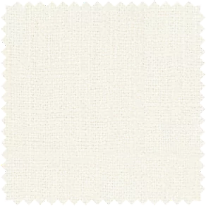 A swatch of Heathered Linen in Ivory shows a warm white color with a subtle heathered texture