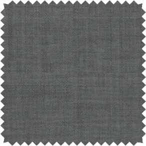 A drapery swatch made of Holland & Sherry Wool Challis in Carbone has a dark, warm grey tone ideal for inviting grey curtains