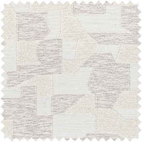A swatch of Martyn Lawrence Bullard's Andreas in Parchment shows a subtle pattern in a neutral color