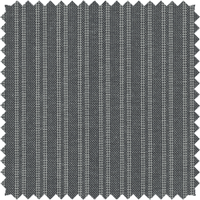 A swatch of Ticking Stripe fabric in Storm from the Studio McGee collection.