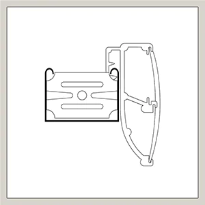 An illustration shows how a valance should look on Metal Blinds, as part of the steps for how to install blinds