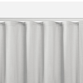 Ripple Fold Drapery has soft s-curves that create a linear look ideal for modern living room curtain ideas