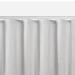 Ripple Fold Drapery has soft s-curves that create a linear look ideal for modern living room curtain ideas