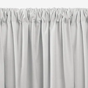 One of the types of drapes is Rod Pocket Drapery which features a sewn pocket of fabric through which the rod is threaded