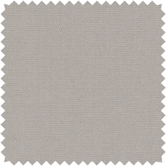 A swatch of Roller Shade material Hudson in Grey shows a warm neutral tone and tight weave for a room darkening effect