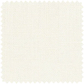 A fabric swatch of Heathered Linen in Ivory is an off-white to pair with Benjamin Moore's color of the year 2024, Blue Nova