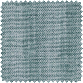 A swatch of Luxe Linen material in Ciel has a mix of muted green and blue tones and is ideal for minimalist window treatments
