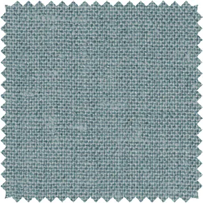 A swatch of Luxe Linen material in Ciel has a mix of muted green and blue tones and is ideal for minimalist window treatments