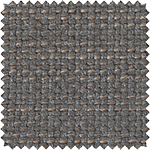 A swatch made of Sunbrella Alma in Char has a multi-tonal warm grey color ideal as an alternative for Black Roman Shades