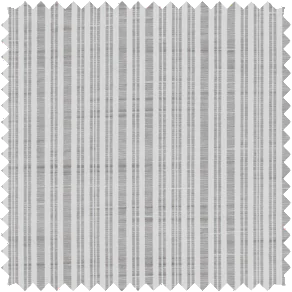 A swatch of Victoria Hagan's Casa Stripe in Mica shows a balanced stripe design for striped Roman Shades