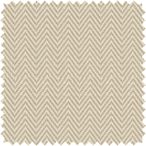 A swatch of Baldwin material in Khaki shows a light chevron pattern in neutral tones ideal for farmhouse window treatments