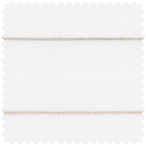 A swatch of Martyn Lawrence Bullard's Sahara Stripe in Desert shows a sandy colored horizontal stripe