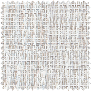 A swatch of Chilewich Boucle material in Newsprint shows the cool gray color and subtle soft texture of the material